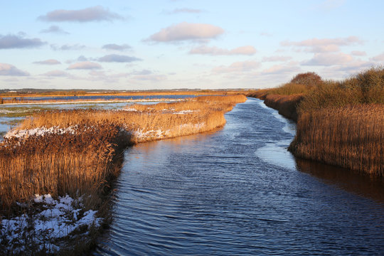 Scenery At Limfjord In Denmark