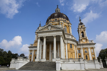 Fototapeta na wymiar Basilica di Superga, Torino, Italia