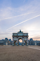 Arc de Triomphe at the Place du Carrousel in Paris