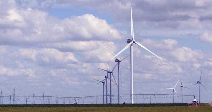 Parc d'&eacute;oliennes en Beauce