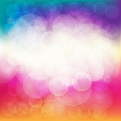 Bokeh Abstract Background. Vector Illustration.
