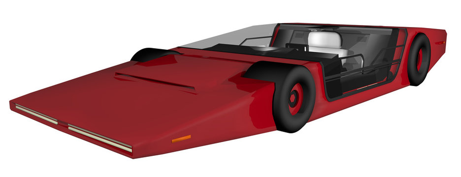 Fototapeta Future sport car