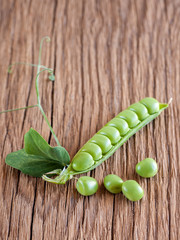 Fresh green pea