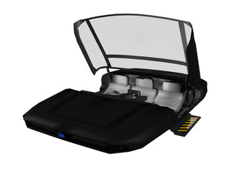 3D rendering futuristic vehicle