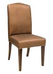 fabric chair isolated on white with clipping path