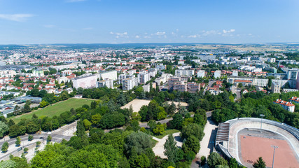 Fototapeta premium Dijon vue du ciel