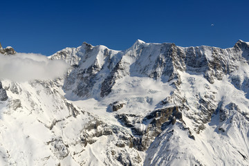 Switzerland Snow Capped Mountains of Interlaken