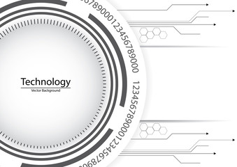 Digital Technology Vector Background