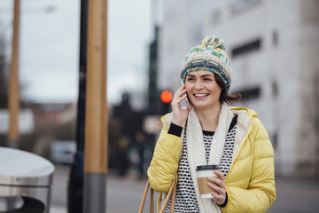 Fototapeta premium Woman In The City
