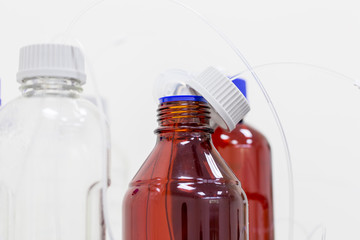 Medical equipment for Gas mixer, Sample test in vial for Gas chromatography (GC) in  laboratory.