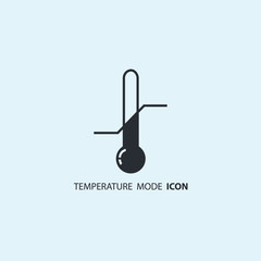 Temperature mode icon. Vector illustration.