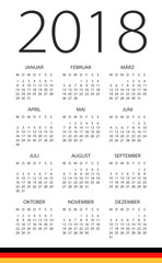 Calendar 2018 - German Version