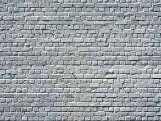 Hintergrund: Backsteinmauer, weiß gestrichen