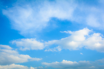blue sky white cloud on air
