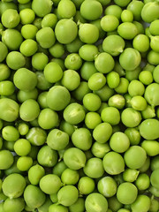 Green pea grains