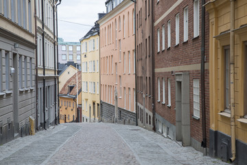 Empty Street in Stockholm