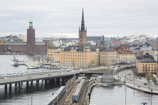 Cityscape of Stockholm; Sweden