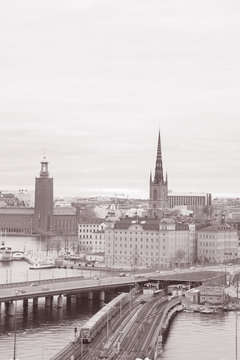 Cityscape in Stockholm; Sweden