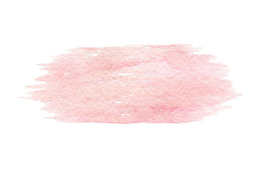 Hand drawn watercolor pink texture isolated on the white background - 159728984