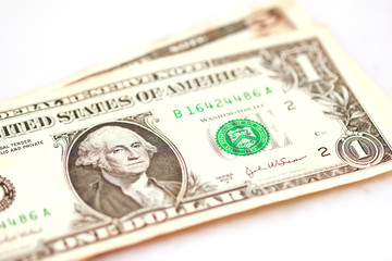 Stock Photo - One dollar banknote isolated on white background