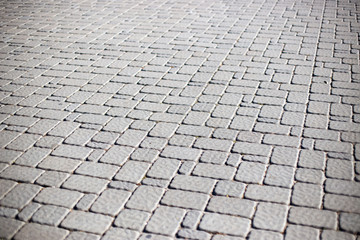 Background of tiles paving. Beautiful geometry with shadow