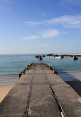 Obraz premium Pier with a view