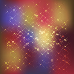 Fantasy starry colorful gradient background