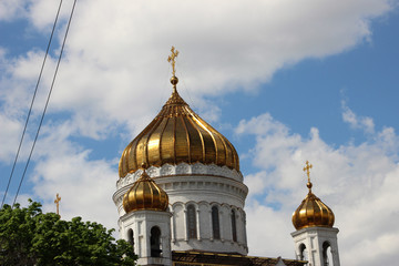 Moscow,The Cathedral of Christ the Saviour.