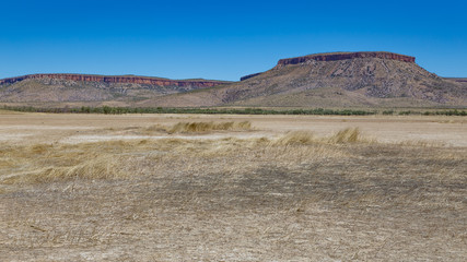 The vast tidal marshes in Cambridge Gulf near Wyndham in the Kimberley are accessed by the Karunjie Track, a disused stock route.