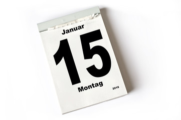 15. Januar 2018