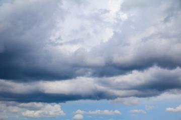 blue sky with rain cloud, art of nature beautiful and copy space for add text