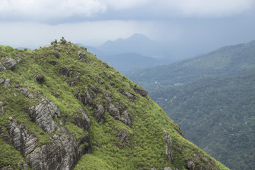 Little Adams peak shortly before rainfall, Ella, Sri Lanka