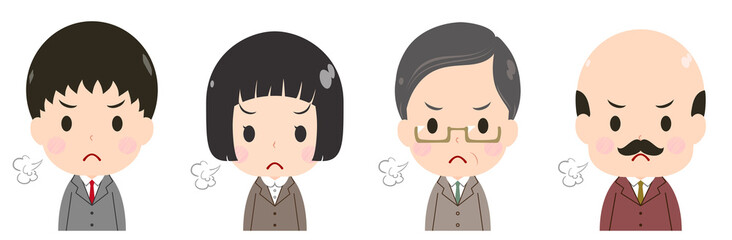 ビジネスマンセット　鼻息