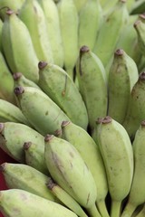 Cultivated banana is delicious in the market.