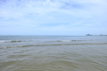 Beach and sea at Huahin