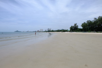 Beach and sea at Huahin