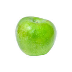 green apple isolated on white background