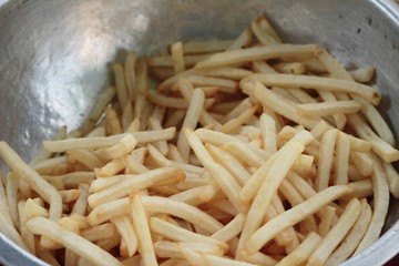 French fries in the market.
