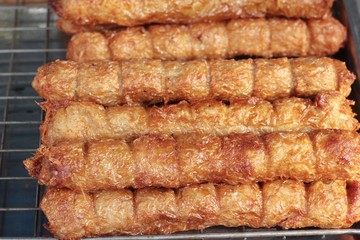 Deep Fried Crab meat roll (Hoi Jo).