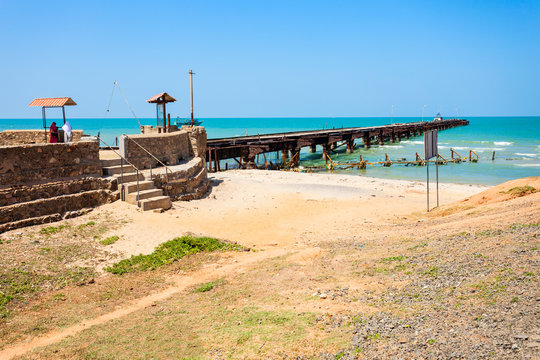 Talaimannar pier, Sri Lanka