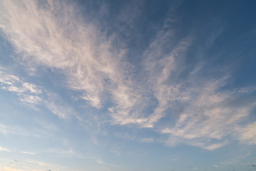 Fototapeta na wymiar Early Evening Clouds