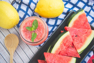 watermelon smoothie refresher tasty of summer, the health benefits of watermelon smoothie