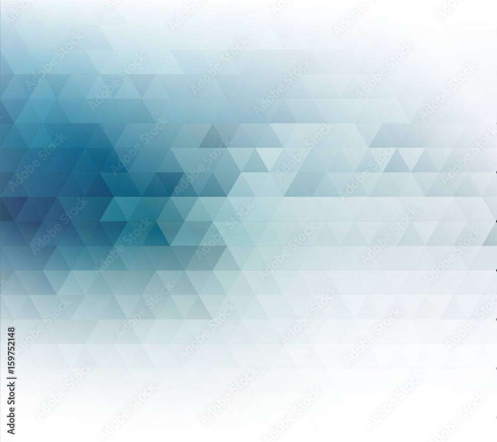Poster Vector color abstract geometric banner with triangle.