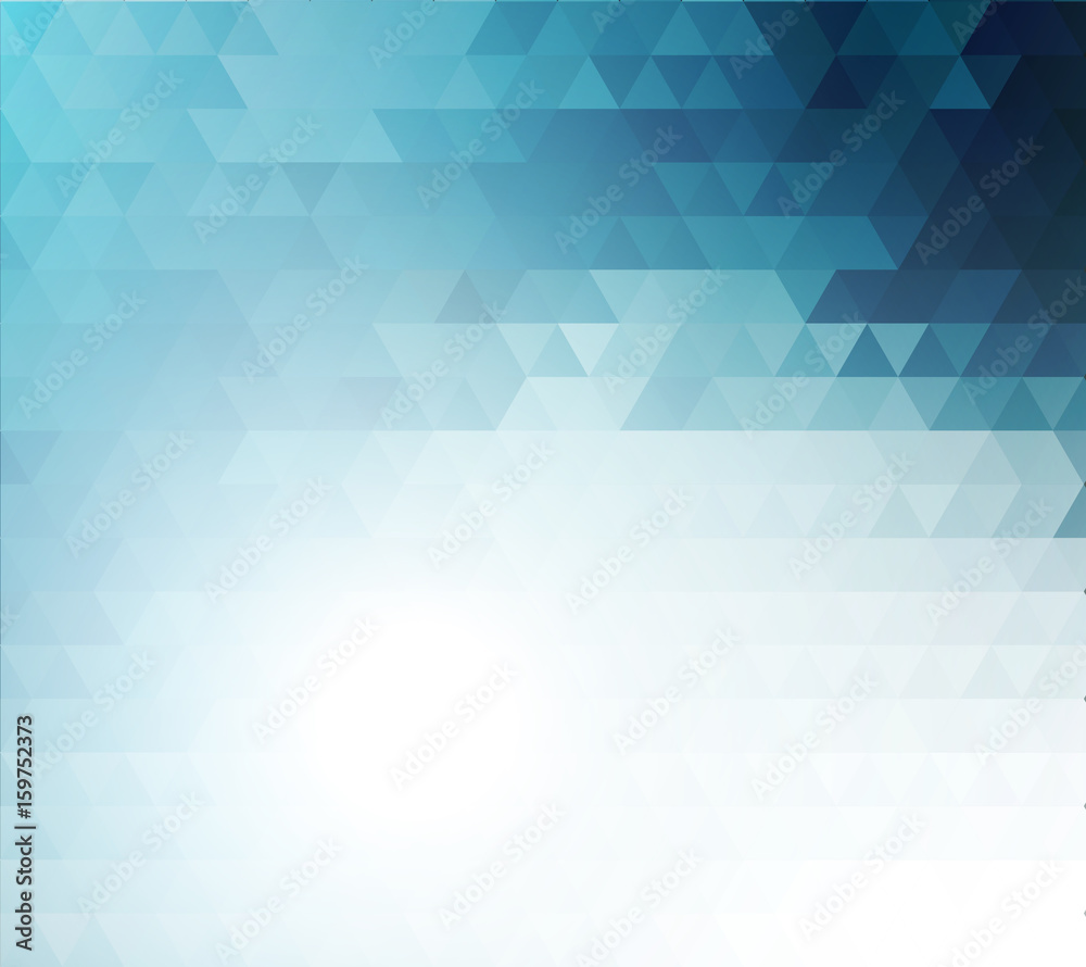 Poster Vector color abstract geometric banner with triangle.