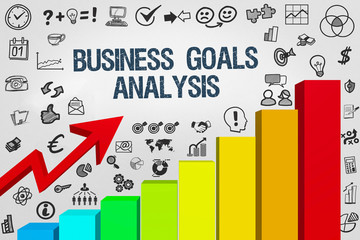 Business Goals Analysis / Diagramm mit Symbole