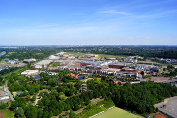 OBERHAUSEN-NORD mit Blick Richtung ESSEN