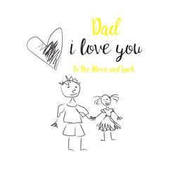 Father's day card background