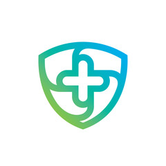 Shield Care Symbol Logo