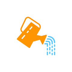 Watering can icon vector, filled flat sign, solid colorful pictogram. Symbol, logo illustration