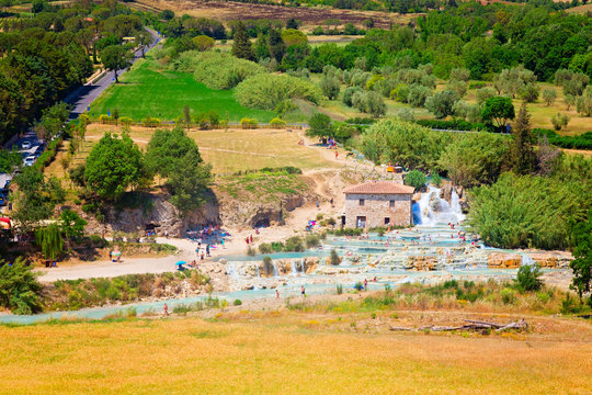 Saturnia Therme, Toskana, Italien